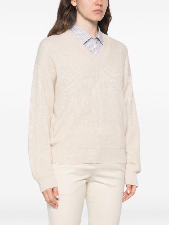 26FW 브루넬로 쿠치넬리 긴팔 티셔츠 M1E224722PCMA71 LIGHT BEIGE - BRUNELLO CUCINELLI