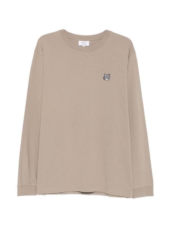 26FW 메종키츠네 긴팔 티셔츠 PM00119KJ70250590 TAUPE