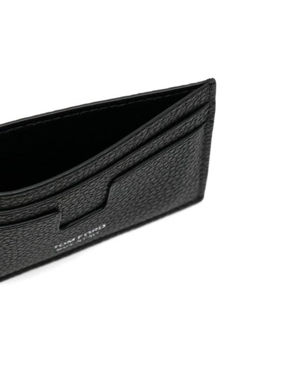  톰포드 그레인 레더 카드 홀더 Y0232 LCL158SNAA BLACK - TOMFORD