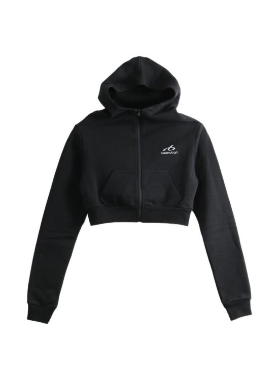 26FW 발렌시아가 후드 티셔츠 A0024RTUVQ51000 black