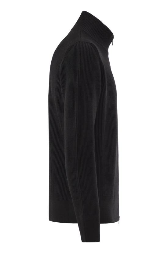 26FW 스톤 아일랜드 와펜패치 버진 울 가디건 와펜패치 버진 울 가디건 L2S155100017S00C2 V0029 BLACK - STONE ISLAND