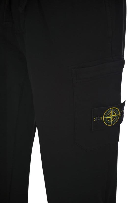  스톤 아일랜드 와펜 패치 조거 팬츠 L2S156200021S0051 V0029 BLACK - STONE ISLAND
