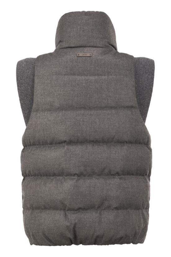 26FW 페세리코 패딩 조끼 A03470DA1945 A73 DARK GREY - PESERICO