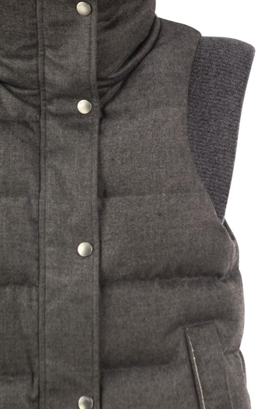 26FW 페세리코 패딩 조끼 A03470DA1945 A73 DARK GREY - PESERICO