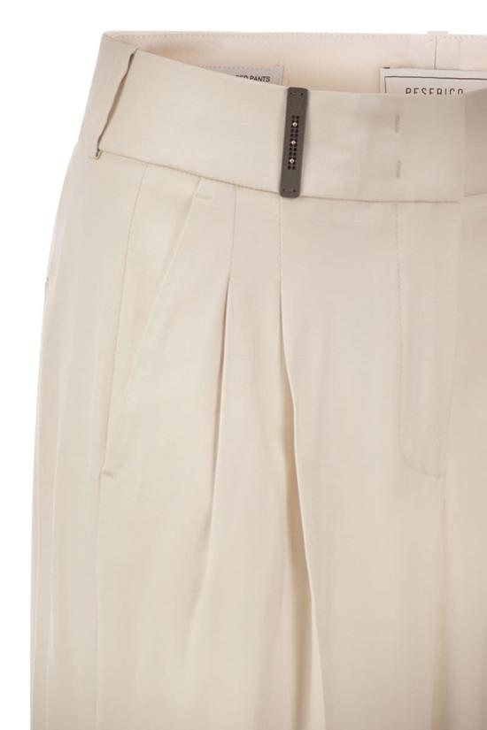 26FW 페세리코 수트 팬츠 A0479806461 040 LIGHT BEIGE - PESERICO