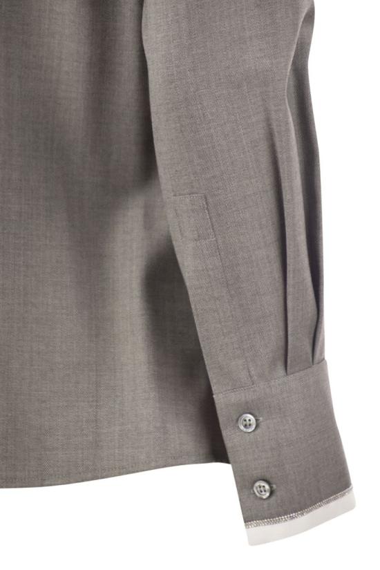 26FW 페세리코 셔츠 A06818D06461 972 GREY - PESERICO
