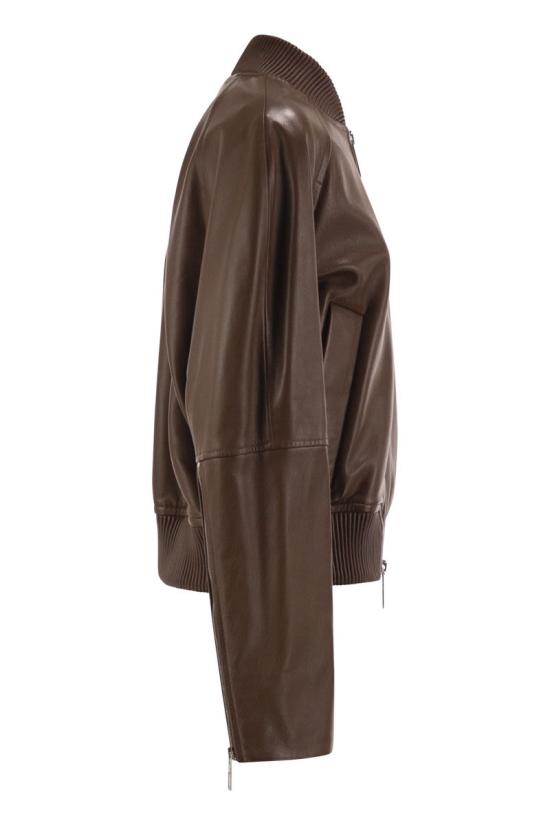 26FW 스포트막스 봄버 자켓 2622446011600 001 BROWN - SPORTMAX