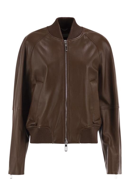 26FW 스포트막스 봄버 자켓 2622446011600 001 BROWN