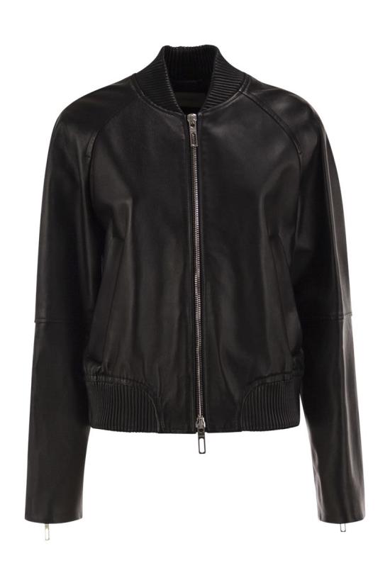 26FW 스포트막스 봄버 자켓 2622446011600 002 BLACK