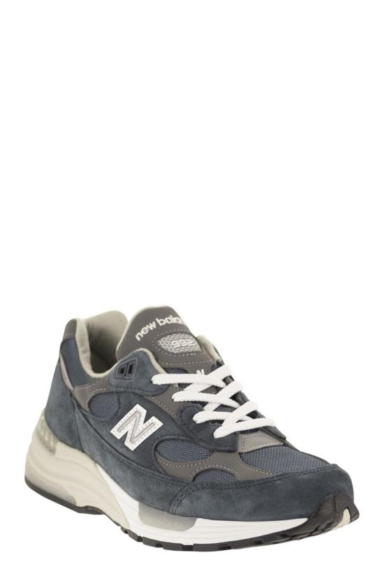  뉴발란스 992 메이드 인 USA 스니커즈 뉴발란스 U992 NY NAVY - NEW BALANCE