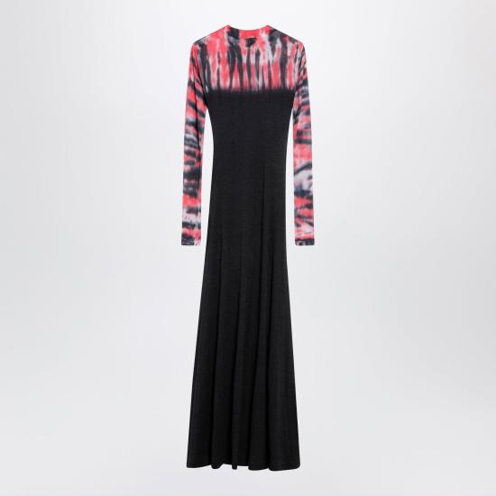 26FW 발렌시아가 미디 원피스 A00178TUVP8 1000 PRINTED - BALENCIAGA