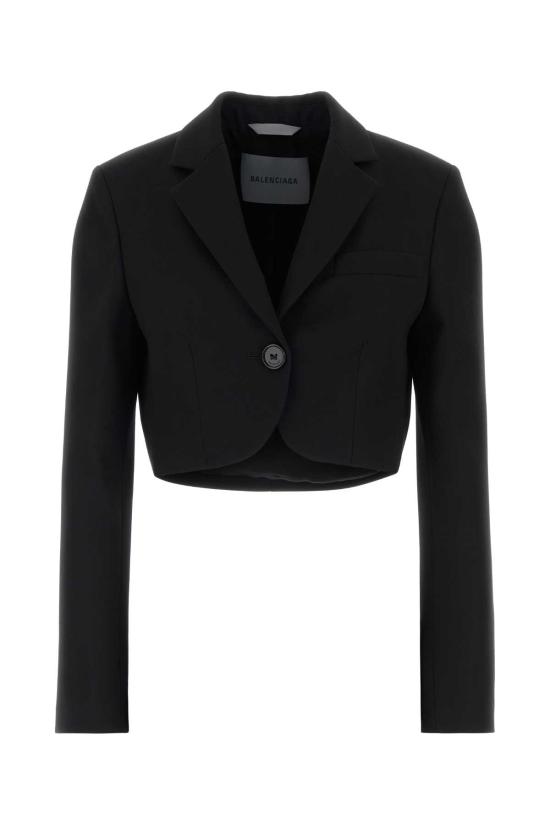 26FW 발렌시아가 자켓 A0029CTVT02 1000 BLACK