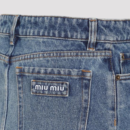 26FW 미우미우 데님 스커트 GWD360SOOO192U F0008 BLUE - MIU MIU