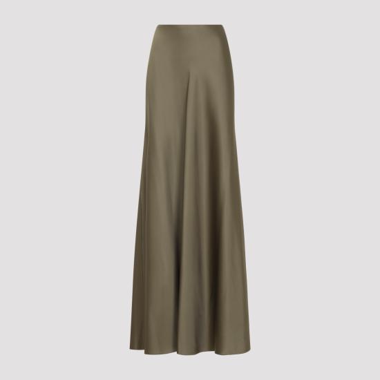 26FW 랄프 로렌 롱 스커트 290P24112004 PORCINI BROWN - RALPH LAUREN