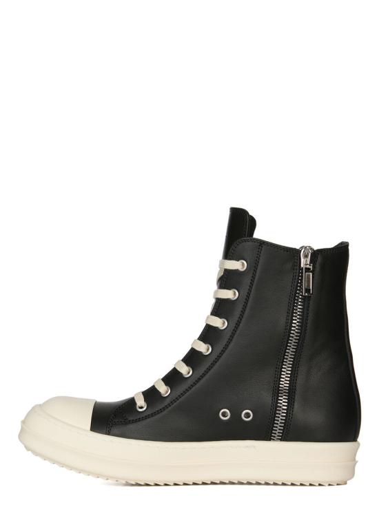 26FW 릭 오웬스 콘코디언 레더 하이탑 스니커즈 RP02F5890LCO 911 BLACK - RICK OWENS