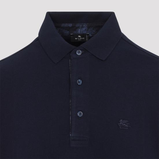 26FW 에트로 폴로 티셔츠 MRMD0005AU11X B0013 BLUE - ETRO