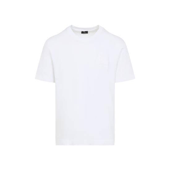 26FW 에트로 반팔 티셔츠 MRMA0002AR11D W0001 WHITE