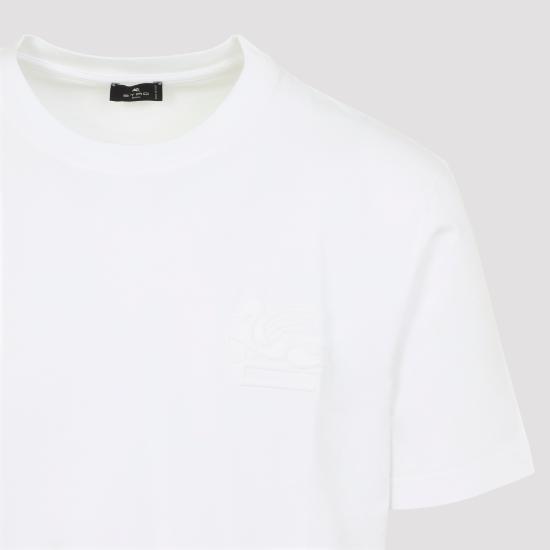 26FW 에트로 반팔 티셔츠 MRMA0002AR11D W0001 WHITE - ETRO