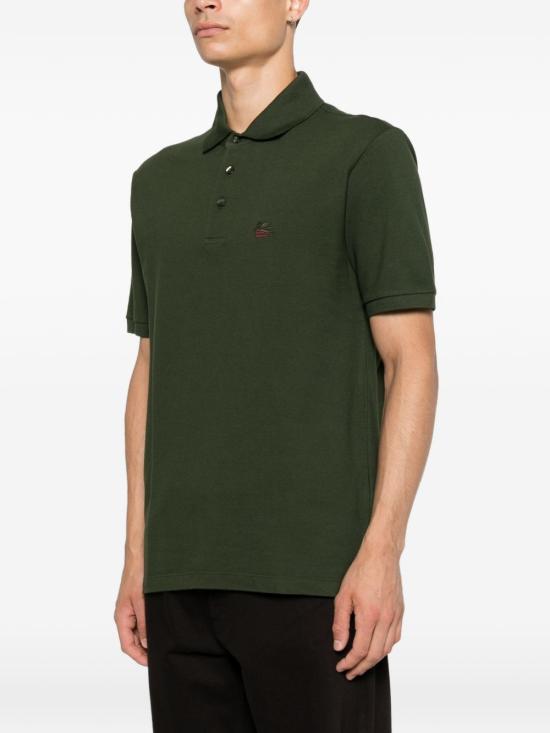 26FW 에트로 폴로 티셔츠 MRMD0005AU13I V0286 GREEN - ETRO