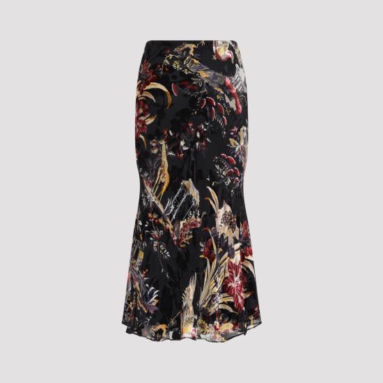 26FW 에트로 롱 스커트 WRFA020799SAD1E X0813 BLACK - ETRO