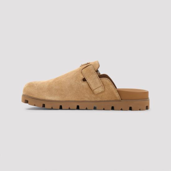 26FW 프라다 스웨이드 사보 뮬 슬리퍼 스웨이드 사보 뮬 슬리퍼 2S3003FG000054 F0401 NUDE NEUTRALS - PRADA