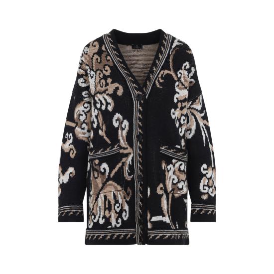 26FW 에트로 가디건 WRKE0159AQ12U N0000 BLACK