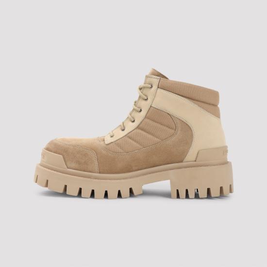 26SS 발렌시아가 컴뱃 스트라이크 로우 부츠 867708WCB45 9090 NUDE NEUTRALS - BALENCIAGA