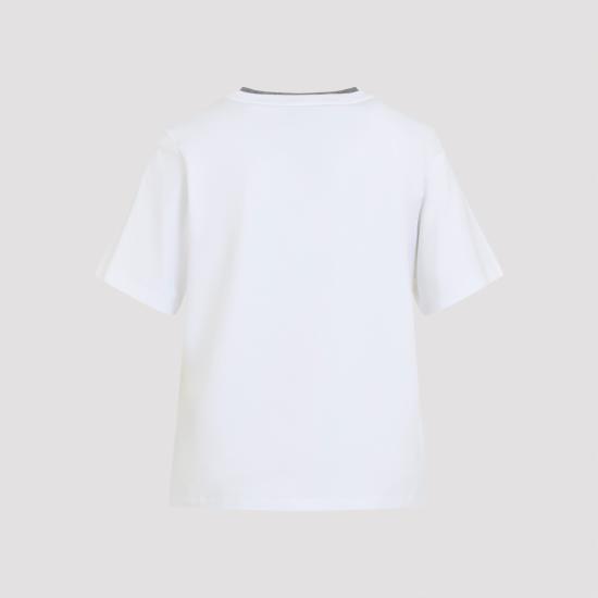 26FW 페세리코 반팔 티셔츠 A06864J000079 001 WHITE - PESERICO