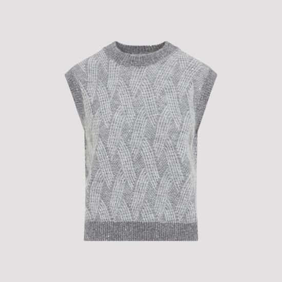26FW 페세리코 스웨터 A93137F05G9100 G72 GREY - PESERICO