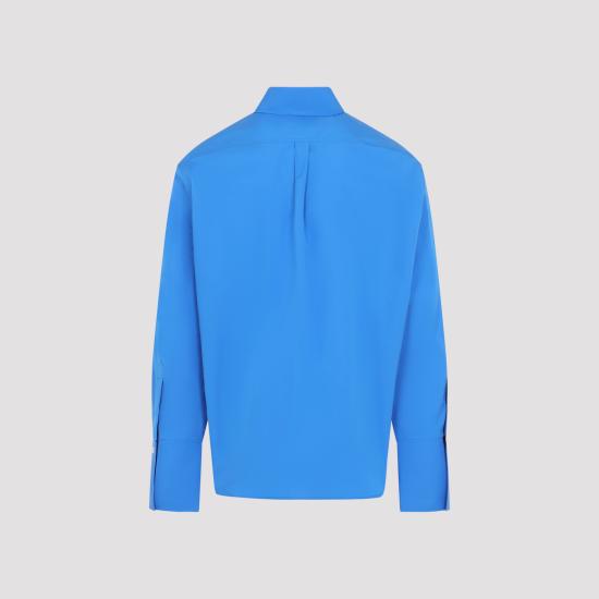 26FW 셀린느 코튼 포플린 제드 셔츠 RC0C60T01 06LO BLUE - CELINE