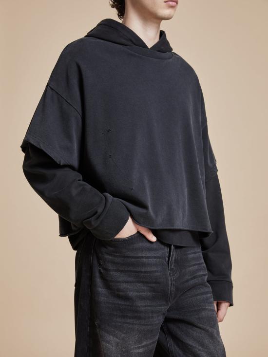 26FW 파운드 후드 티셔츠 FOPF26HO020120027 NERO - FOUND