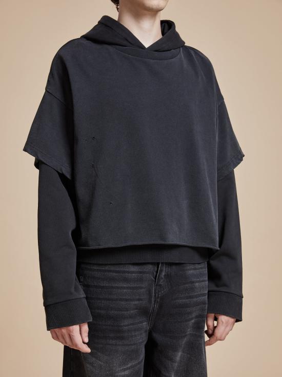 26FW 파운드 후드 티셔츠 FOPF26HO020120027 NERO - FOUND