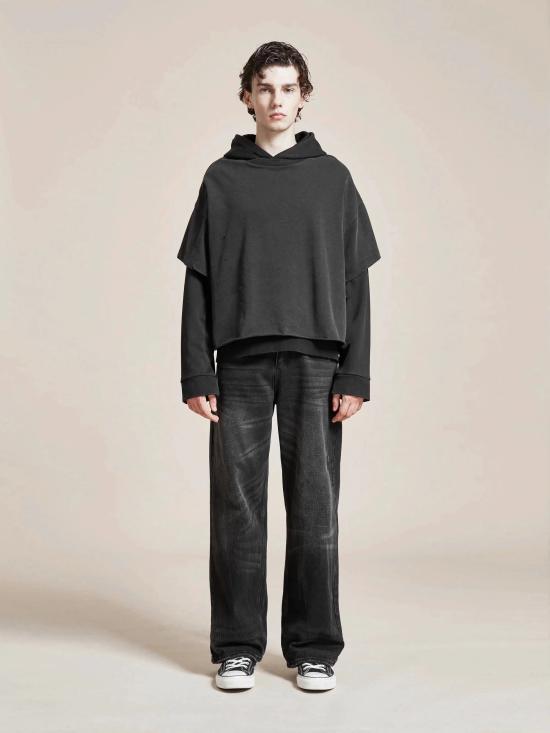 26FW 파운드 후드 티셔츠 FOPF26HO020120027 NERO - FOUND
