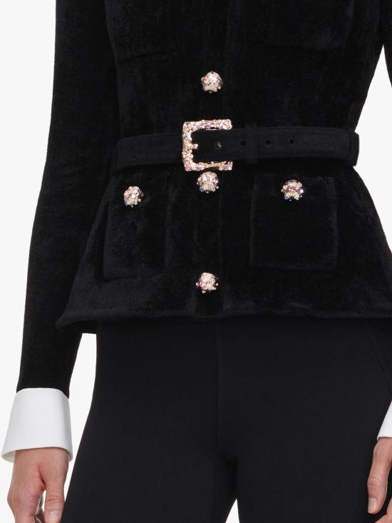 26FW 셀프 포트레이트 블라우스 AW26099TABBLACK NERO - SELF PORTRAIT