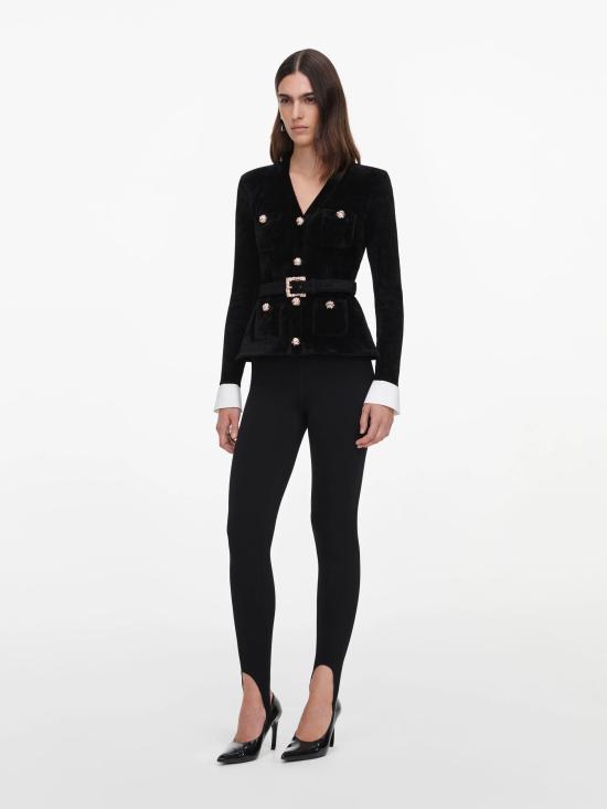 26FW 셀프 포트레이트 블라우스 AW26099TABBLACK NERO - SELF PORTRAIT