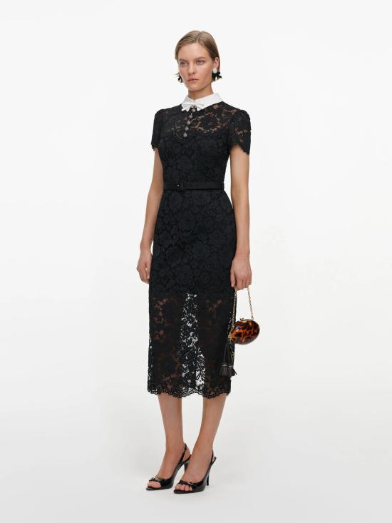 26FW 셀프 포트레이트 롱 원피스 AW26019MABBLACK NERO