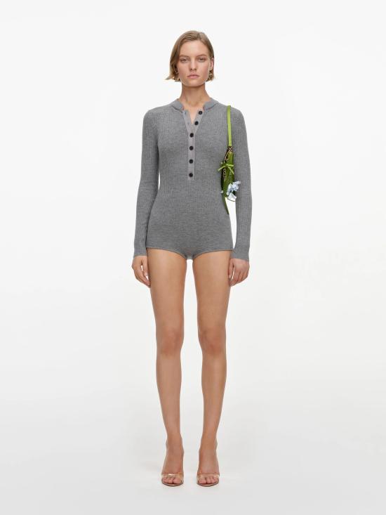 26FW 셀프 포트레이트 숏 원피스 AW26108JSGRGREY GRIGIO
