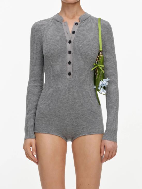 26FW 셀프 포트레이트 숏 원피스 AW26108JSGRGREY GRIGIO - SELF PORTRAIT