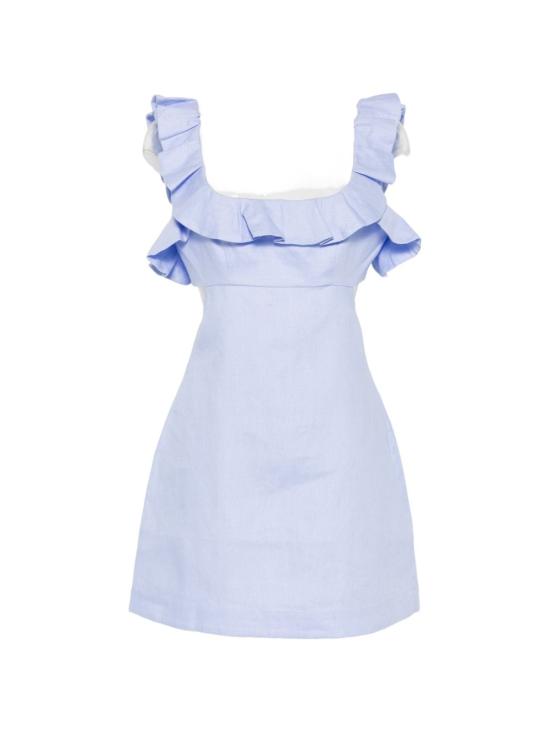 26FW 짐머만 숏 원피스 5731DSS262SKY AZZURRO