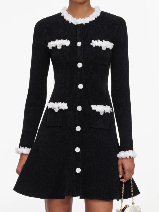 26FW 셀프 포트레이트 숏 원피스 AW26099SBBLACK NERO - SELF PORTRAIT