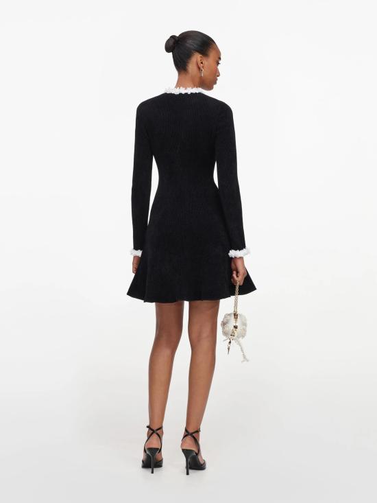 26FW 셀프 포트레이트 숏 원피스 AW26099SBBLACK NERO - SELF PORTRAIT