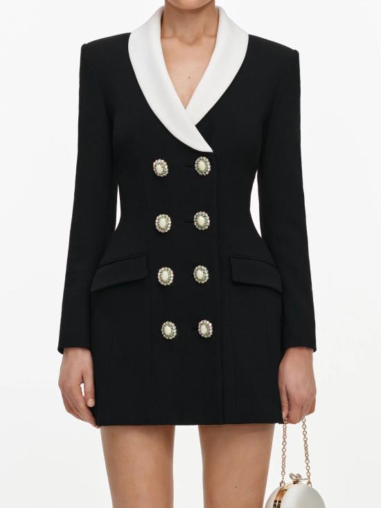 26FW 셀프 포트레이트 숏 원피스 AW26054SBBLACK NERO - SELF PORTRAIT