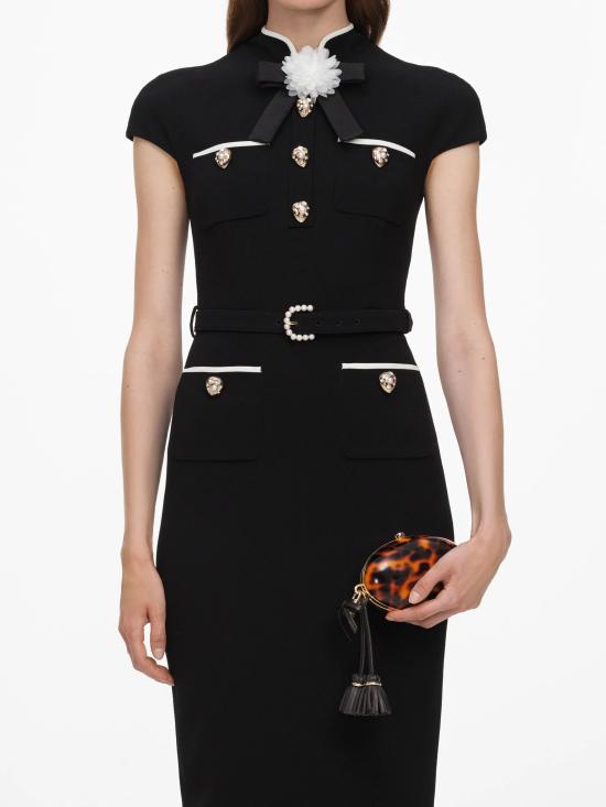 26FW 셀프 포트레이트 롱 원피스 AW26074MBBBLACK NERO - SELF PORTRAIT