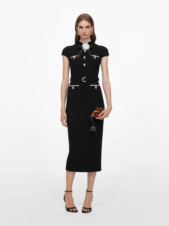 26FW 셀프 포트레이트 롱 원피스 AW26074MBBBLACK NERO