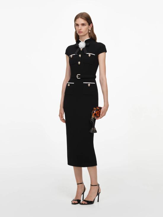 26FW 셀프 포트레이트 롱 원피스 AW26074MBBBLACK NERO - SELF PORTRAIT