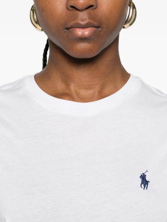 26FW 폴로 랄프로렌 클래식 핏 포니 로고 자수 티셔츠 211B14605032 BIANCO - POLO RALPH LAUREN