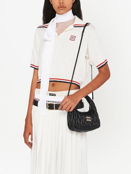 26FW 미우미우 마틀라쎄 완더 레더 토트백 5BC125VOOYAN88 F0002 NERO - MIU MIU