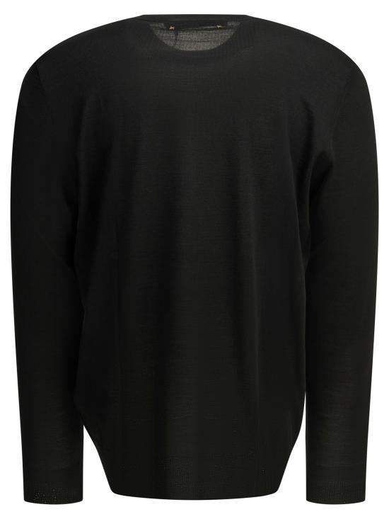 26FW 골든구스 라운드넥 스웨터 GMP00947P00066590100 BLACK - GOLDEN GOOSE