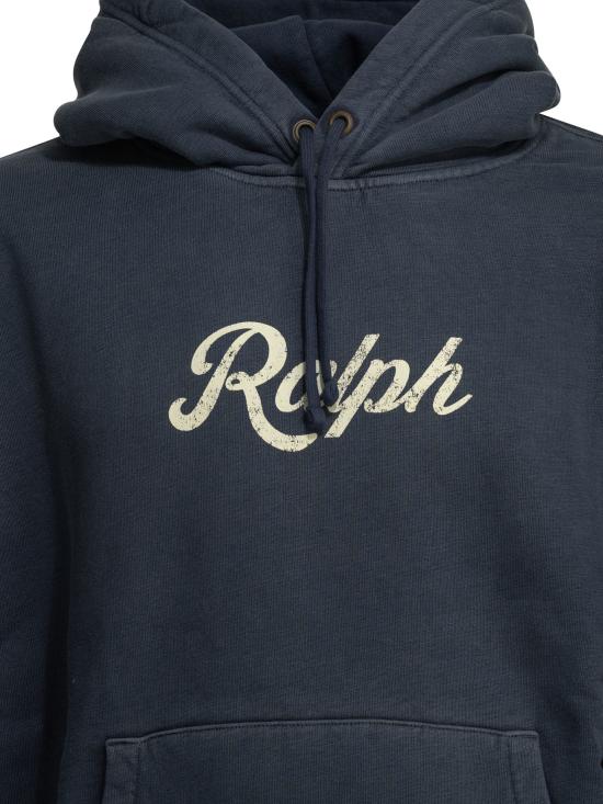 26FW 폴로 랄프로렌 후드 티셔츠 710B19140001DARKCOBALTWHITE BLUE - POLO RALPH LAUREN