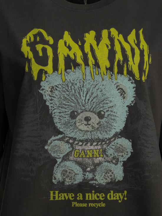 26FW 가니 반팔 티셔츠 A1050303252 BLACK - GANNI